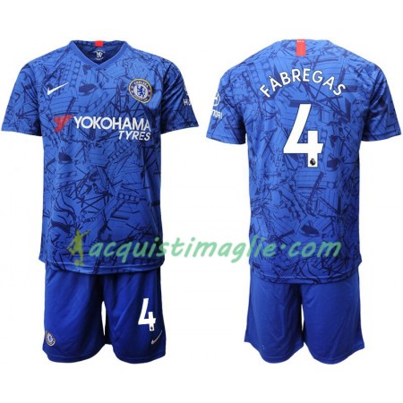 Divisa di Calcio Chelsea Fabregas 4 Bambino Prima 2019/2020